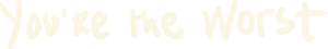 لوگوی رسمی سریال You're the Worst (2014)